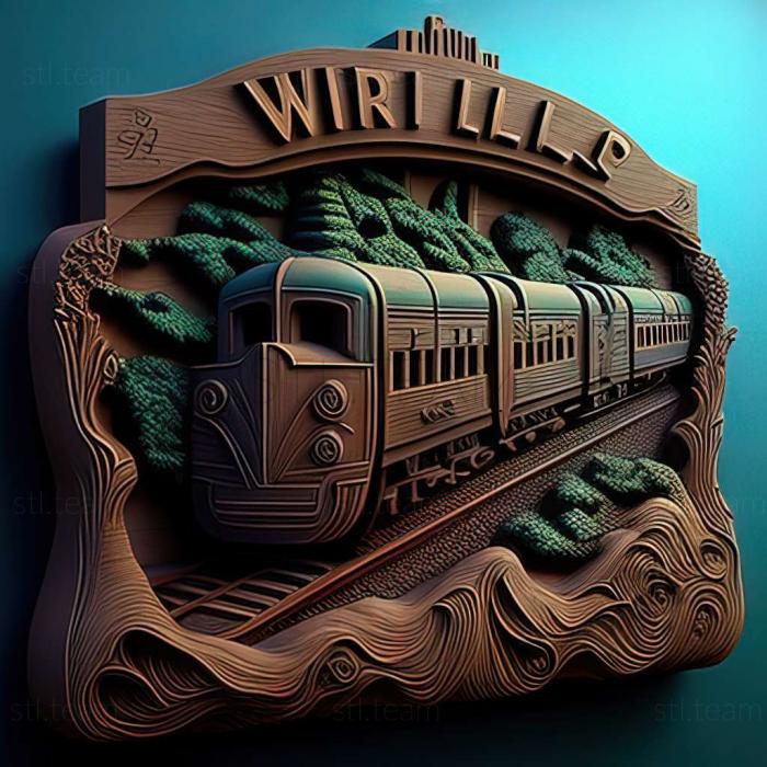 3D модель Железнодорожный симулятор Остров Уайт (STL)